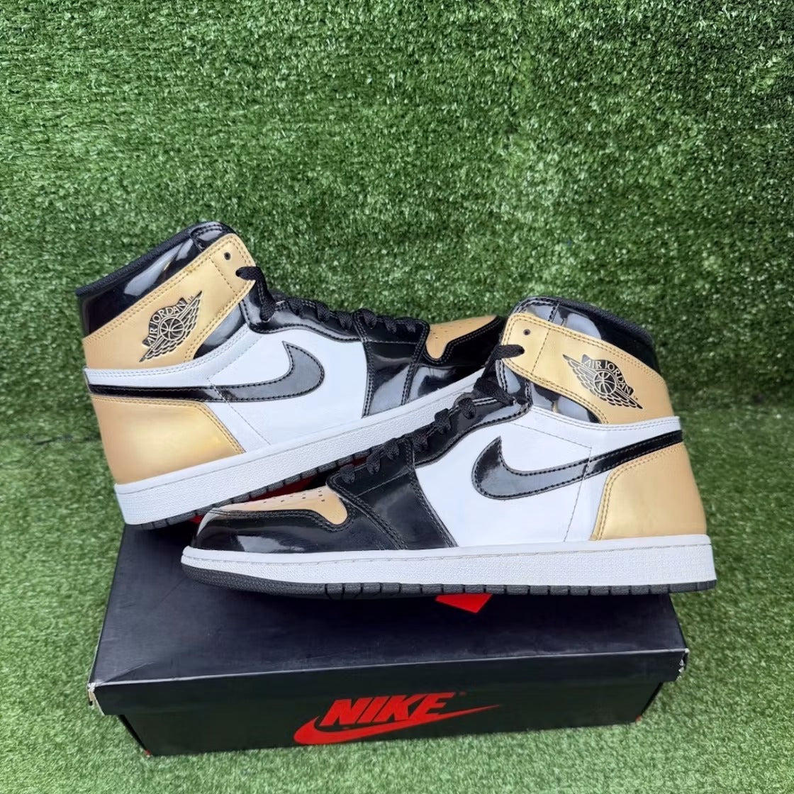 Used - Air Jordan 1 Retro High NRG Patent Gold Toe - US M 11 - detail 1