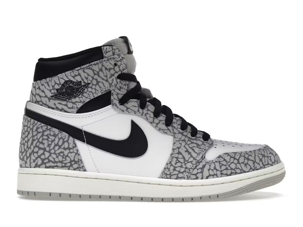 Used - Air Jordan 1 Retro High OG White Cement - US M 8.5 - catalog main image