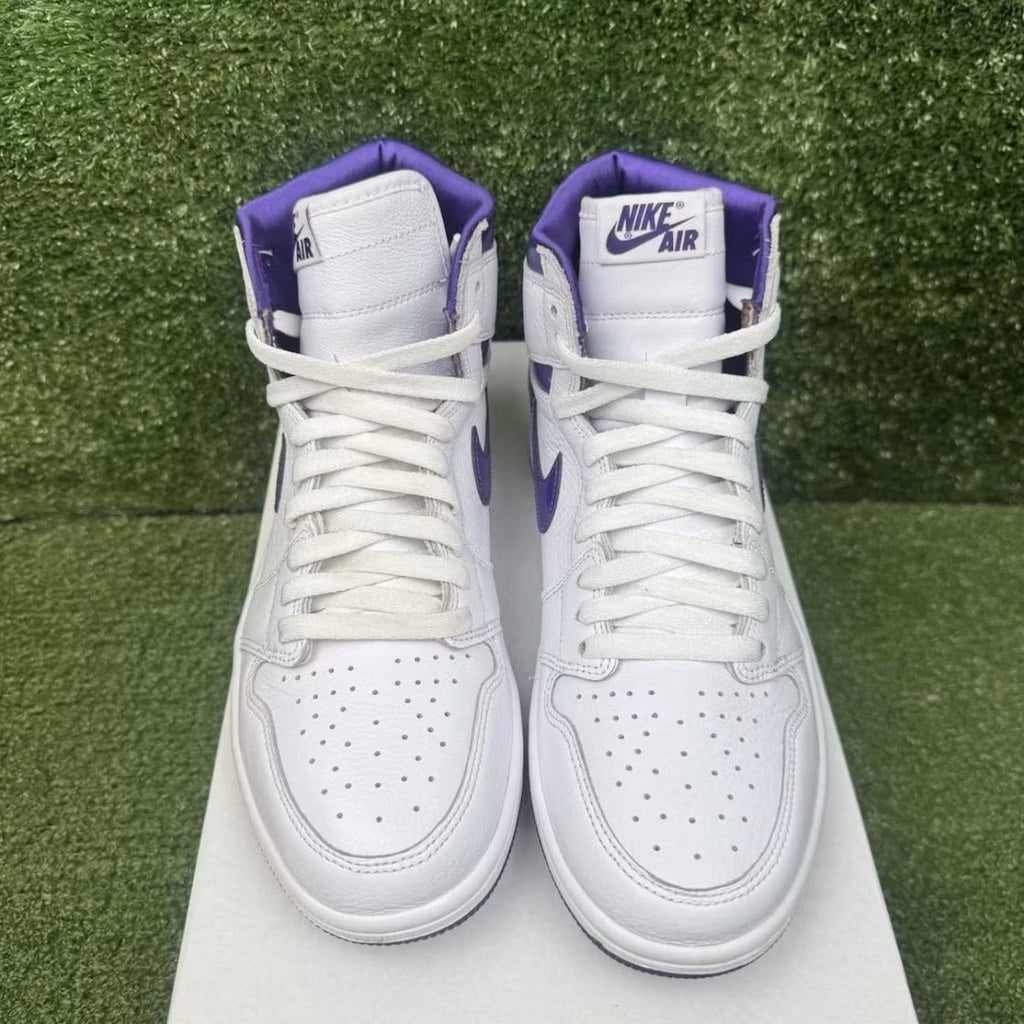 Used - Air Jordan 1 Retro High Court Purple (Women's) - US W 9.5 - detail 2
