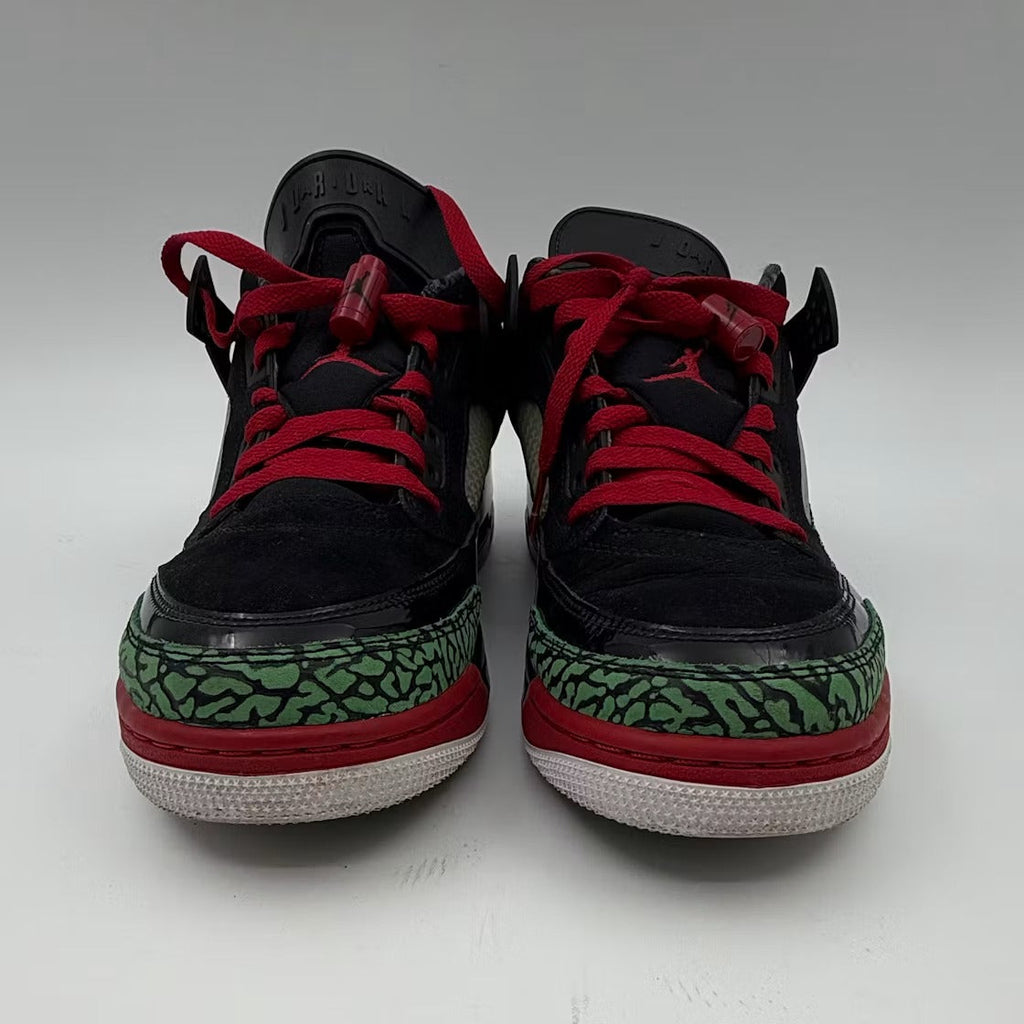 Used - Air Jordan Spizike Low Black Classic Green White Varsity Red - US M 8 - detail 1