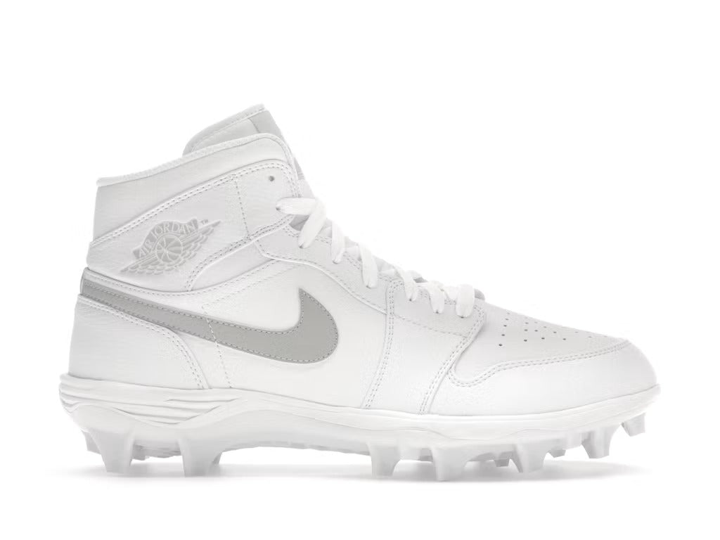 Air Jordan 1 Mid TD Cleat White Grey Fog - catalog main image