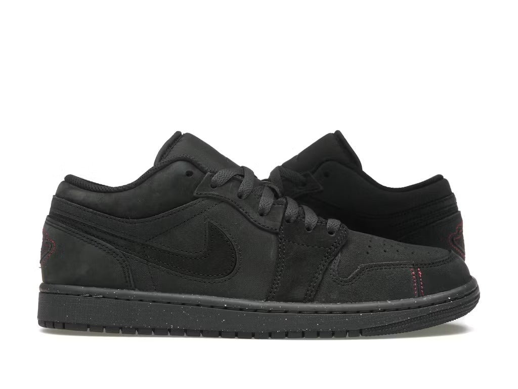 Used - Air Jordan 1 Low SE Craft Dark Smoke Grey Varsity Red - US M 11.5 - catalog main image