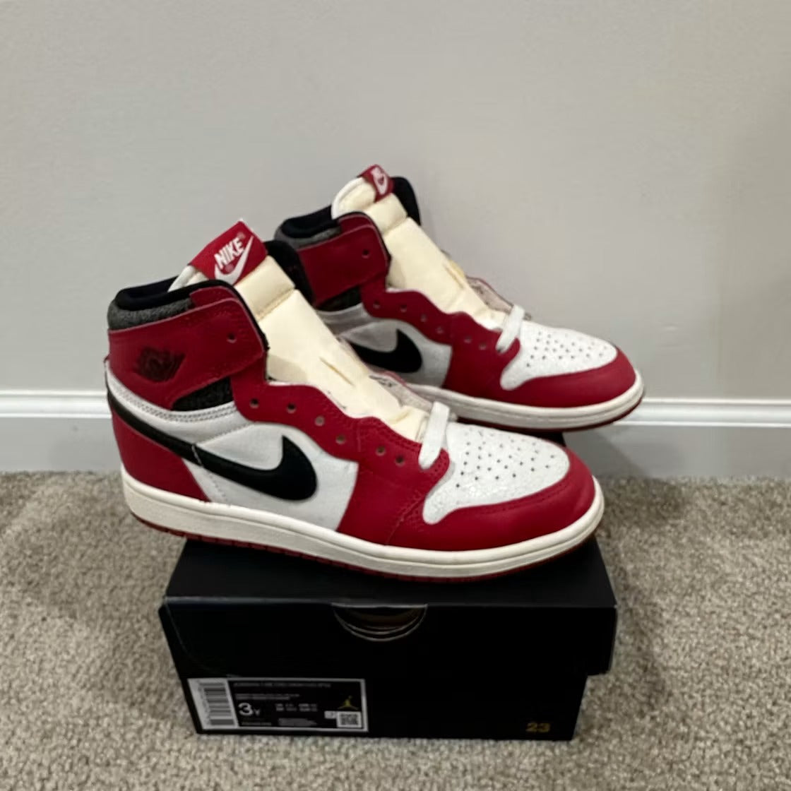 Used - Air Jordan 1 Retro High OG Chicago Lost and Found (PS) - US 3Y - detail 2