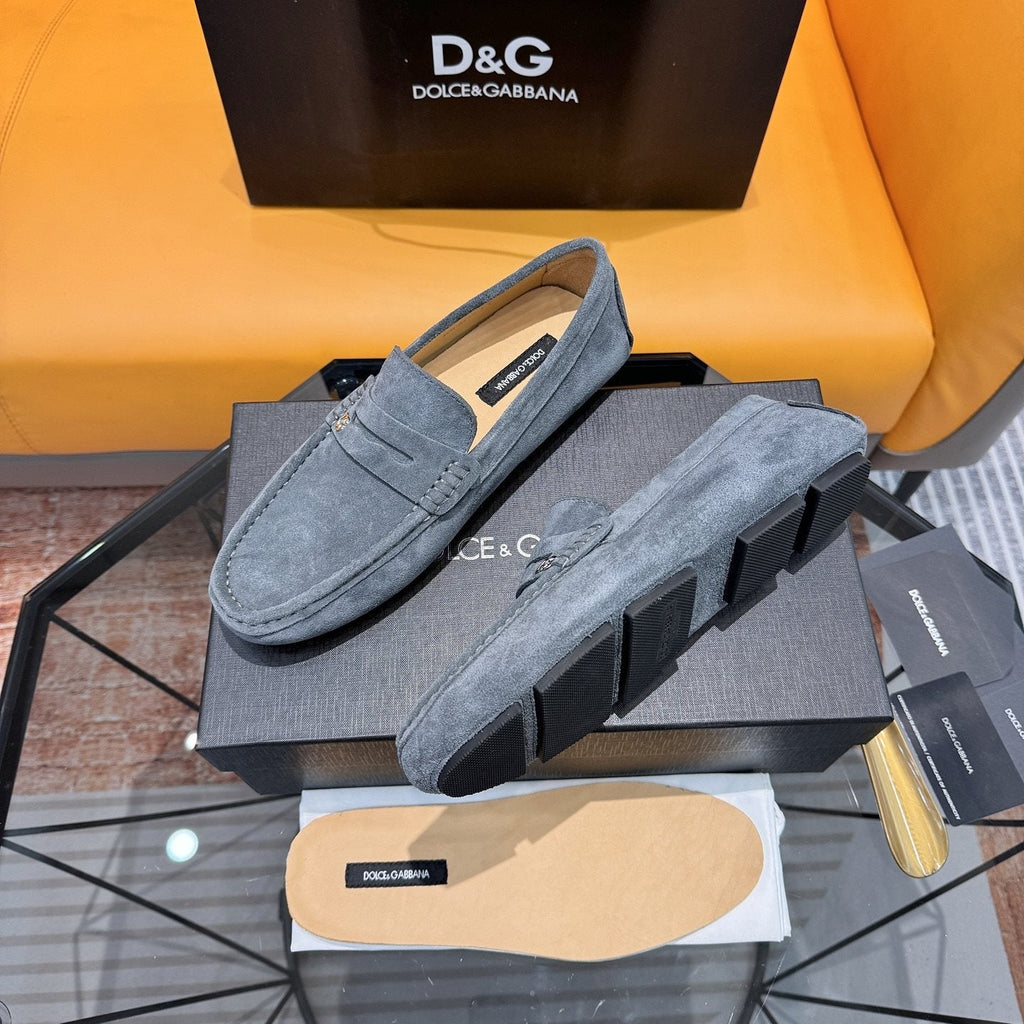 Dolce & Gabbana Moc-Toe Driving Loafers — front