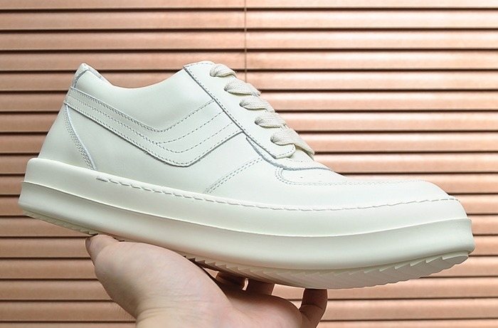 Rick Owens Paneled Platform Low-Top Sneakers — front