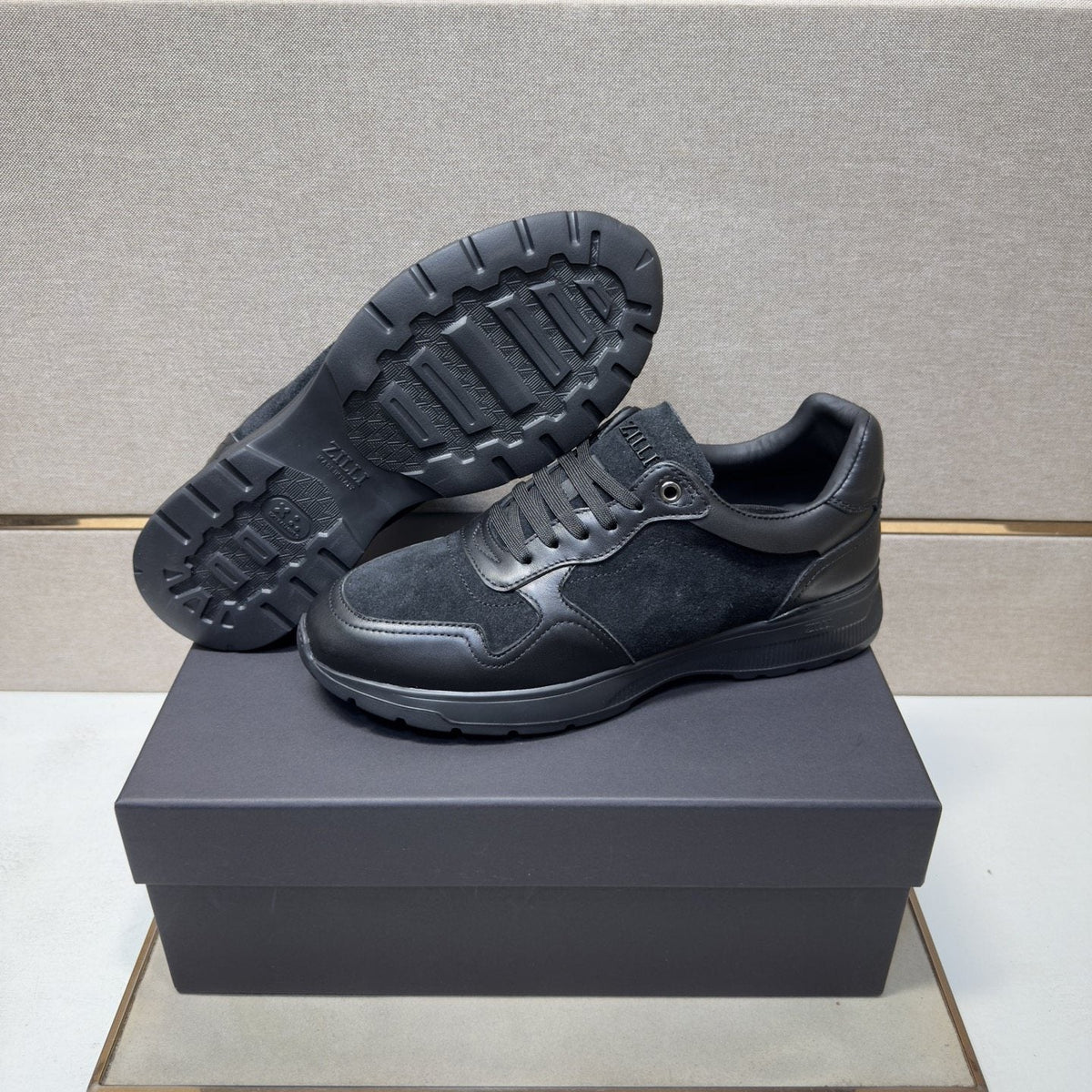 ZILLI Men's Paneled Low-Top Sneakers — front