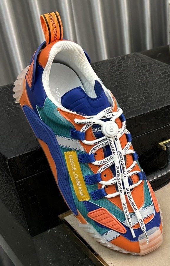 Dolce & Gabbana Colorblock Layered Sneakers — front