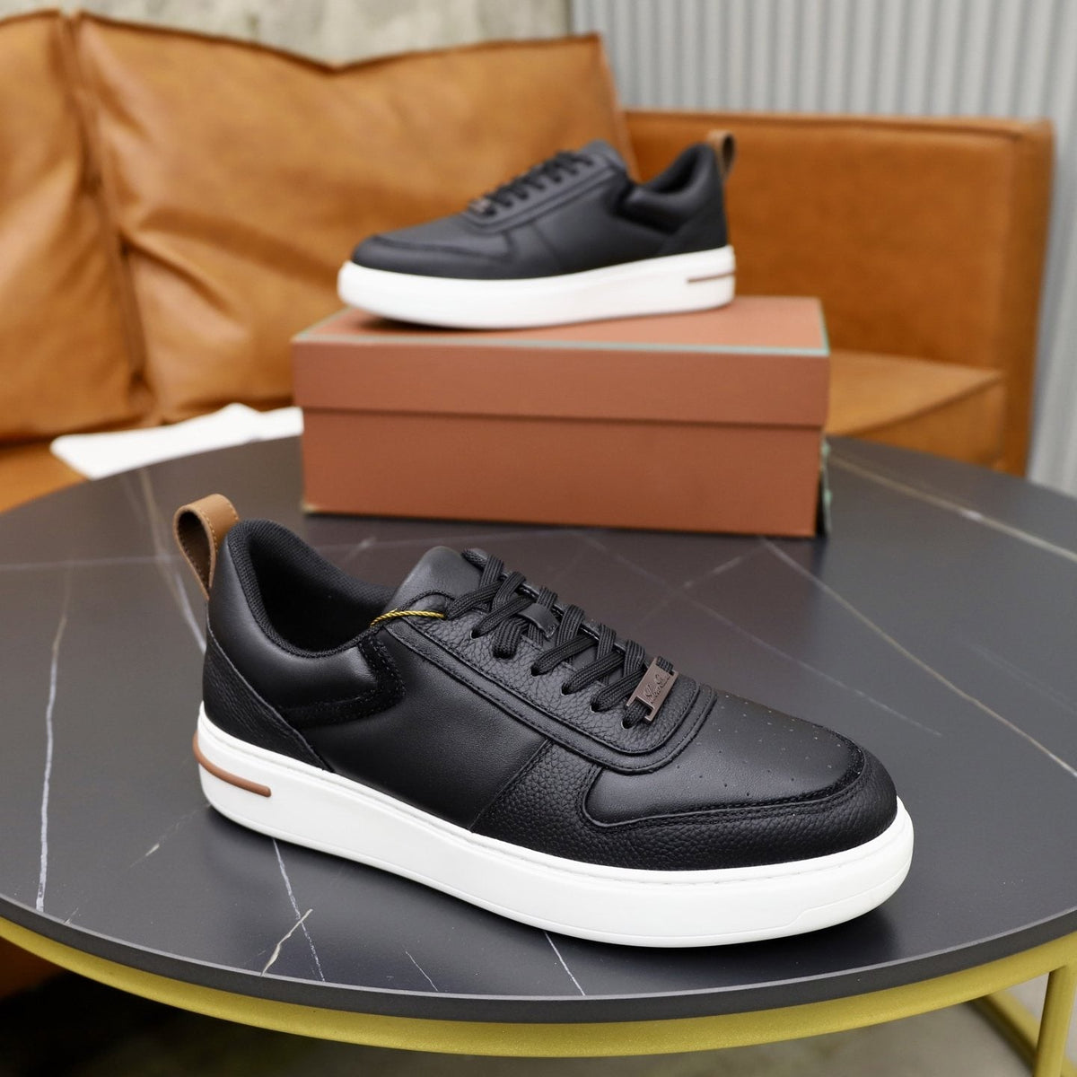 Loro Piana Week End Walk Low-Top Sneakers — front