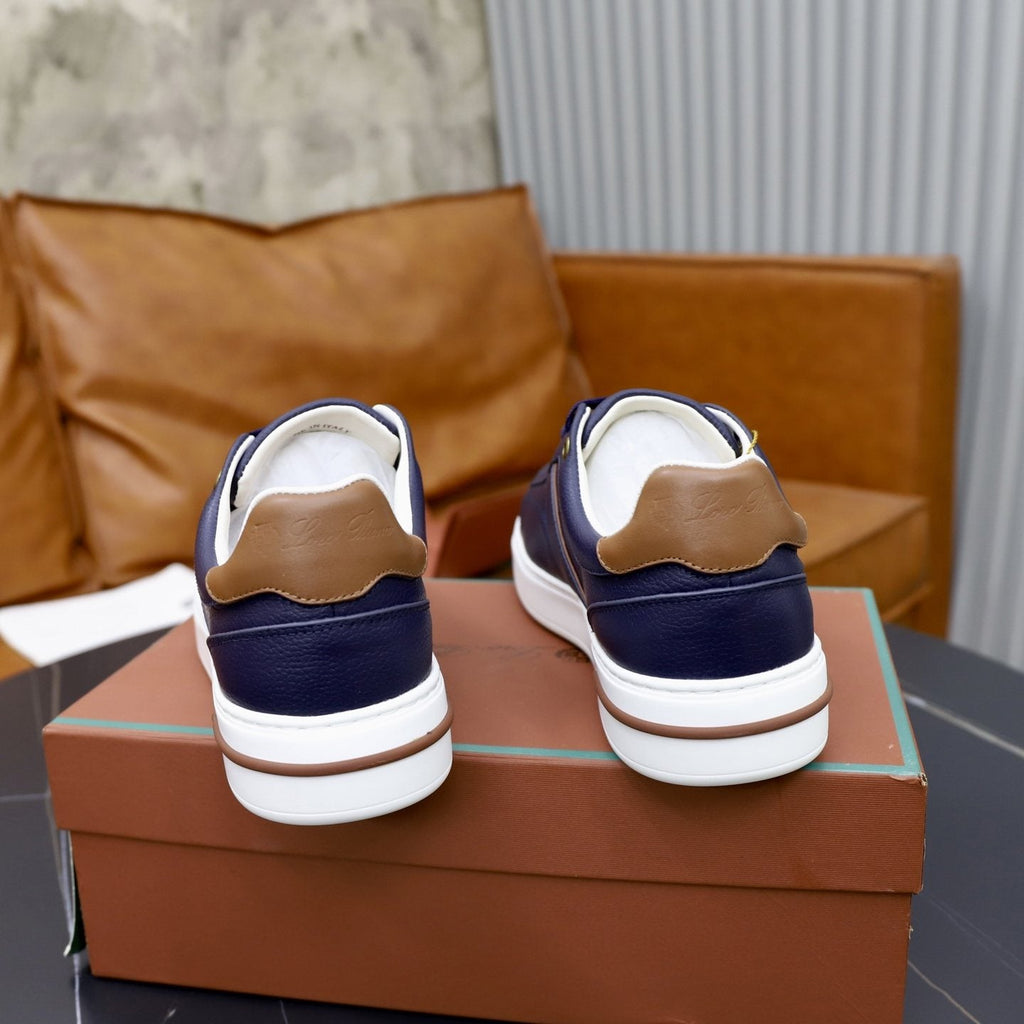 Loro Piana Week End Walk Lace-Up Sneakers — back