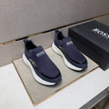 BOSS Men's Contrast-Trim Slip-On Sneakers — hero