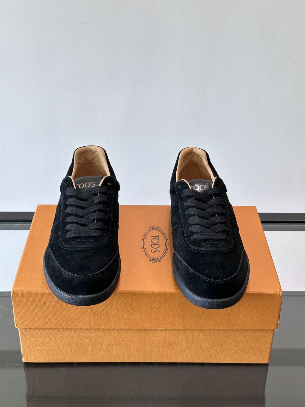 Tod's Men's Suede Low-Top Sneakers — front