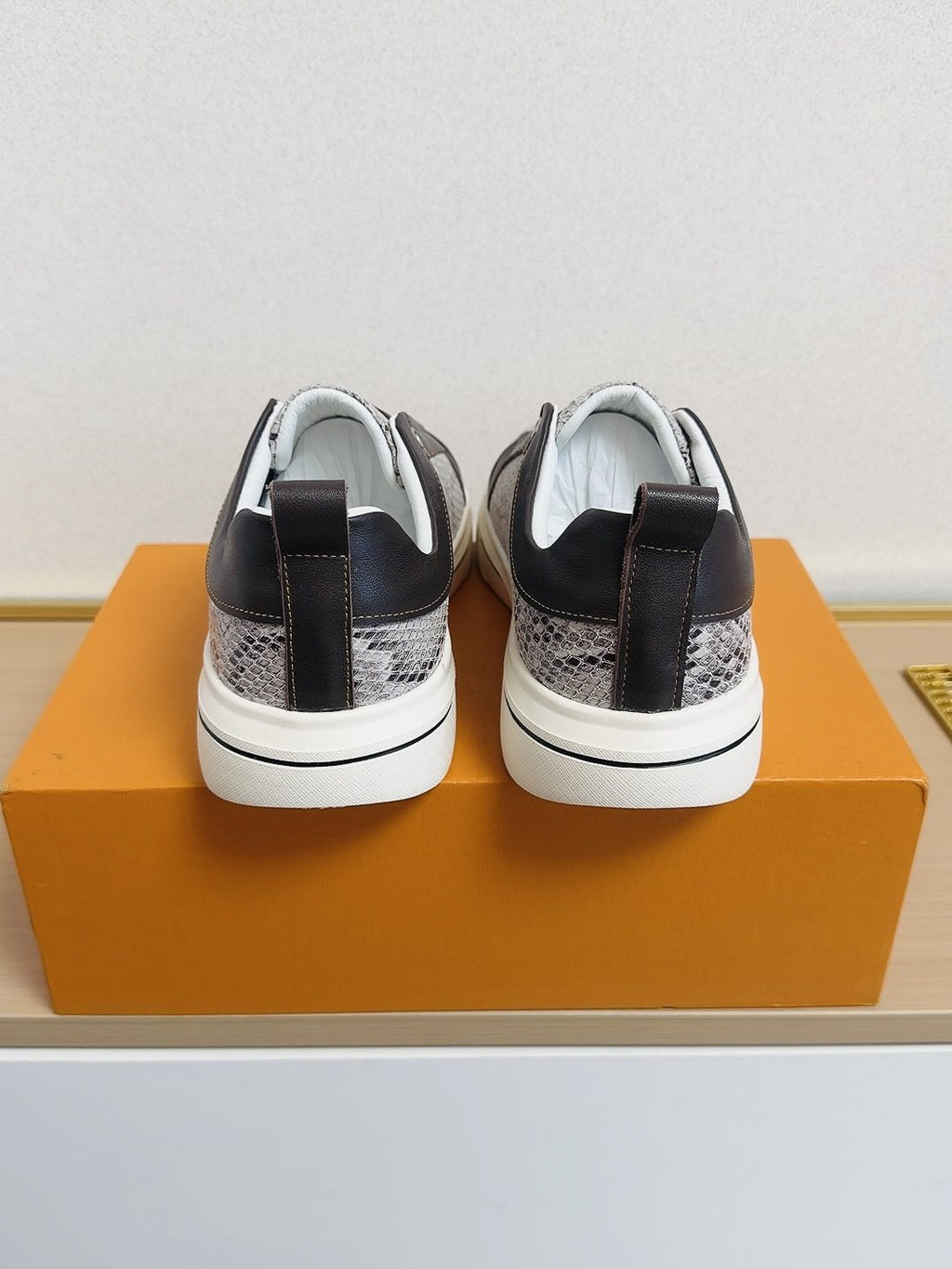 Louis Vuitton Star-Accent Low-Top Sneakers — back