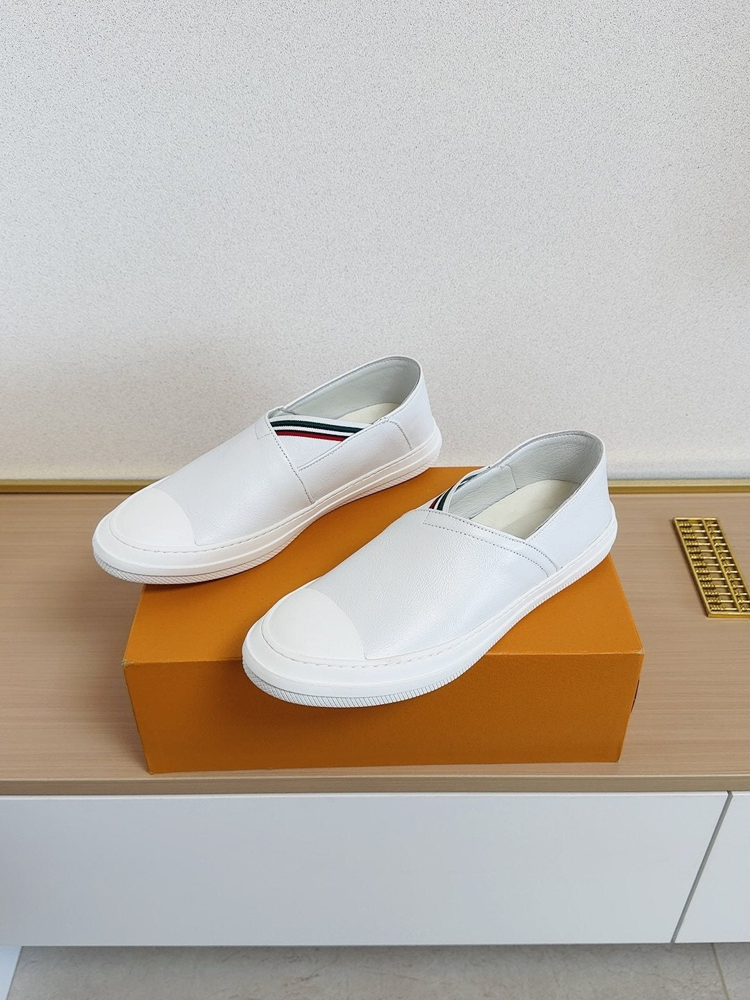 Gucci Toe-Cap Slip-On Shoes — front