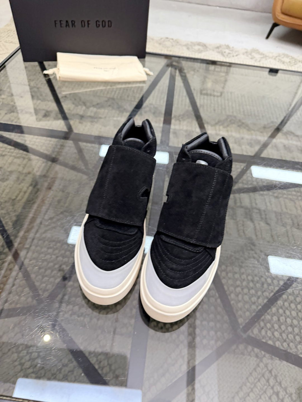 Fear of God Strap High-Top Sneakers — front