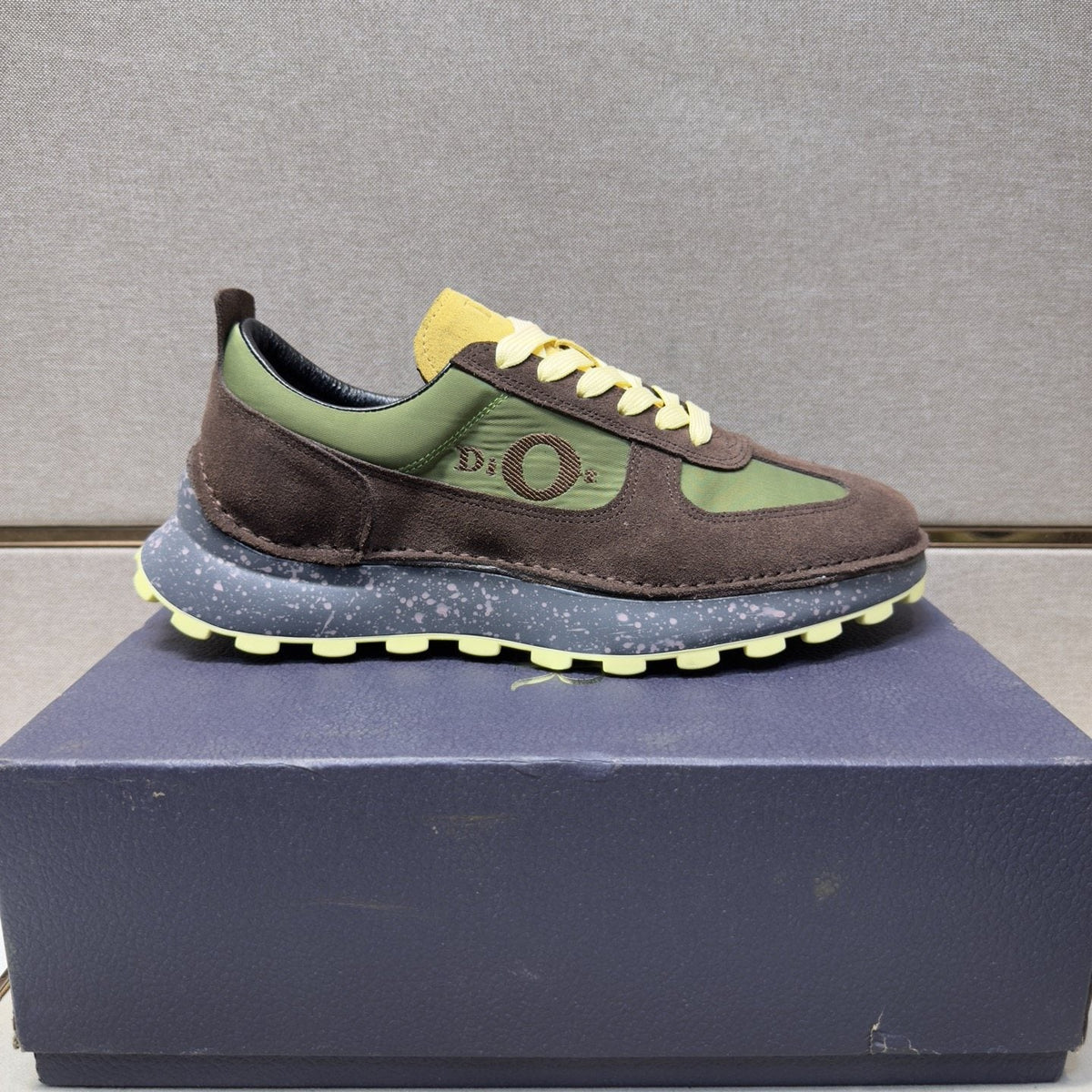 Dior Men's Paneled Lace-Up Sneakers — side