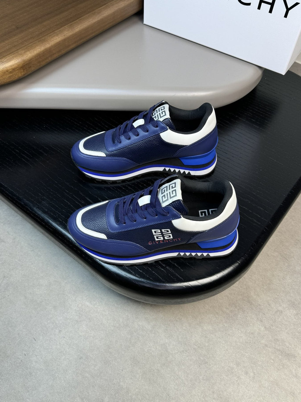 Givenchy Paneled Low-Top Sneakers — front