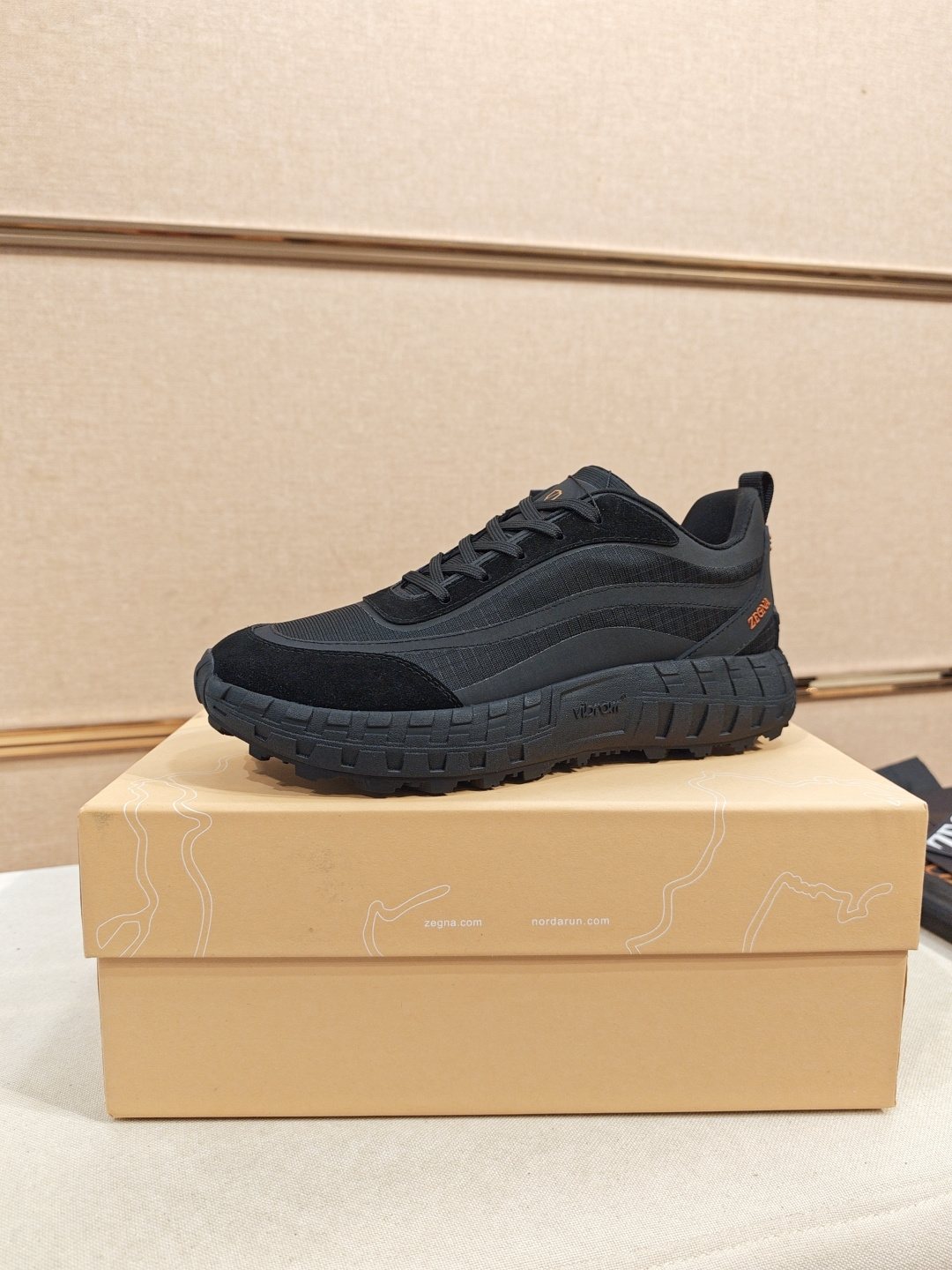 ZEGNA Paneled Low-Top Sneakers — hero