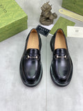 Gucci Men's Metal-Bit Loafers — hero