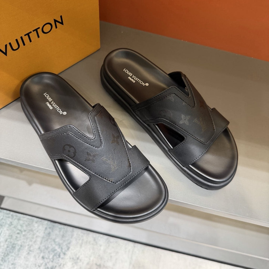 Louis Vuitton Oasis Men's Slide Sandals — front