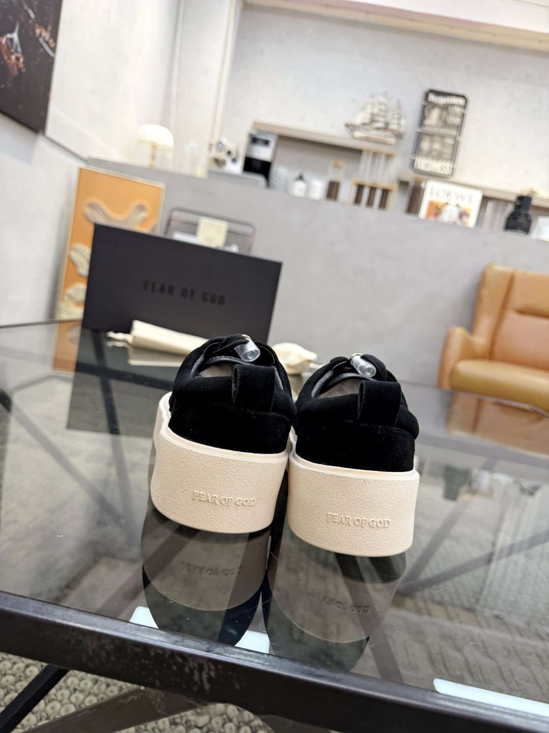 Fear of God Thick-Sole Low-Top Sneakers — back